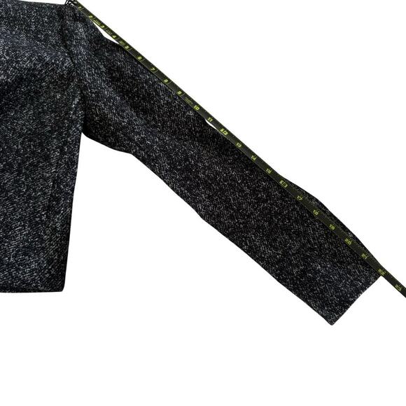 BOSS NWOT Jevanala Cropped Tweed Blazer Black White Workwear Business Office 4P - Picture 7 of 10